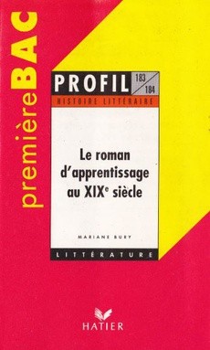 Le roman d'apprentissage au XIXeme siècle - couverture livre occasion