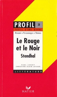 couverture de 'Le rouge et le noir' - couverture livre occasion