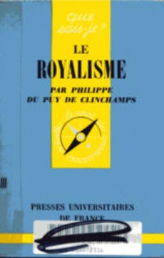 Le royalisme - couverture livre occasion