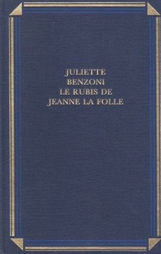 Le rubis de Jeanne la Folle - couverture livre occasion