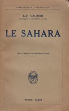 Le Sahara - couverture livre occasion