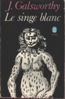 couverture de 'Le singe blanc' - couverture livre occasion