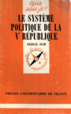 Le Système Politique de la Ve République - couverture livre occasion