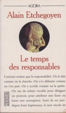 Le temps des responsables - couverture livre occasion