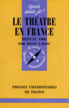 Le Théatre en France - couverture livre occasion