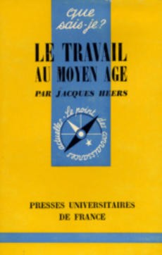 Le travail au moyen-âge - couverture livre occasion