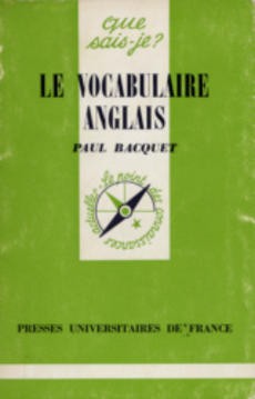 Le Vocabulaire Anglais - couverture livre occasion