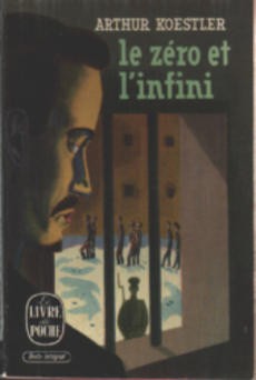 couverture de 'Le zéro et l'infini' - couverture livre occasion