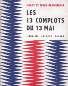 Les 13 complots du 13 mai - couverture livre occasion