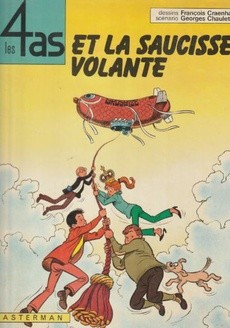 Les 4 as et la saucisse volante - couverture livre occasion