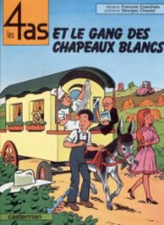 Les 4 as et le gang des chapeaux blancs - couverture livre occasion