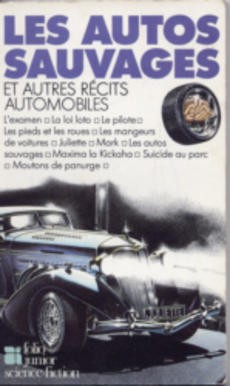 couverture de 'Les autos sauvages' - couverture livre occasion