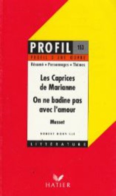 Les Caprices de Mariane / On ne badine pas avec l'amour - couverture livre occasion