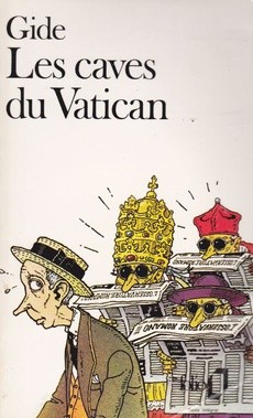 couverture de 'Les caves du Vatican' - couverture livre occasion