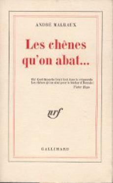 Les chênes qu'on abat... - couverture livre occasion