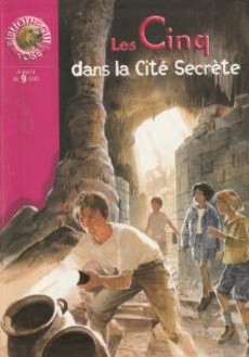 Les Cinq dans la cité secrète - couverture livre occasion