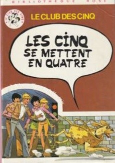 Les cinq se mettent en quatre - couverture livre occasion