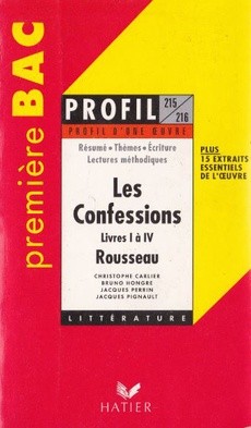 Les Confessions - couverture livre occasion