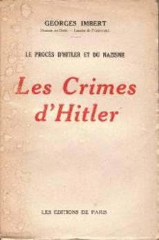 Les Crimes d'Hitler - couverture livre occasion