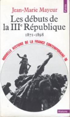 couverture de 'Les débuts de la IIIe République' - couverture livre occasion