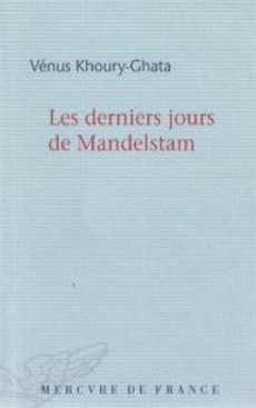 Les derniers jours de Mandelstam - couverture livre occasion