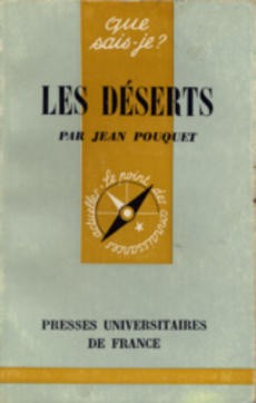 couverture de 'Les déserts' - couverture livre occasion