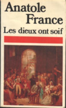 couverture de 'Les dieux ont soif' - couverture livre occasion