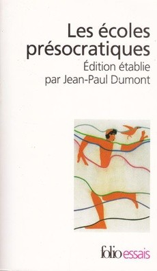 Les écoles présocratiques - couverture livre occasion