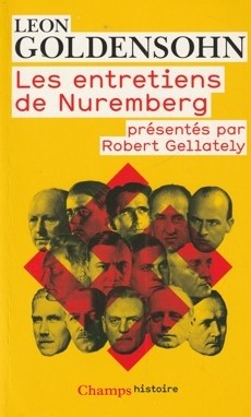 Les entretiens de Nuremberg - couverture livre occasion