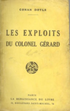 Les exploits du colonel Gérard - couverture livre occasion