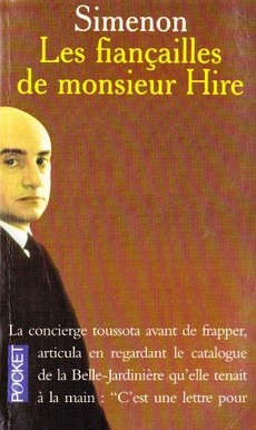 Les fiançailles de monsieur Hire - couverture livre occasion
