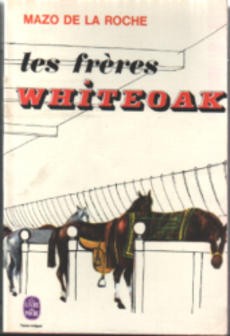 couverture de 'Les frères Whiteoak' - couverture livre occasion