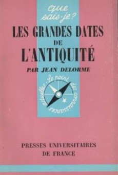 Les grandes dates de l'Antiquité - couverture livre occasion