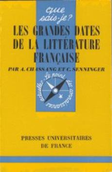 Les grandes dates de la littérature française 1346 - couverture livre occasion