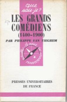 Les grands comédiens (1400-1900) 879 - couverture livre occasion