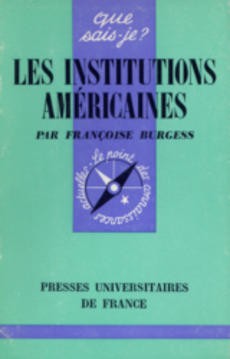 Les institutions américaines - couverture livre occasion