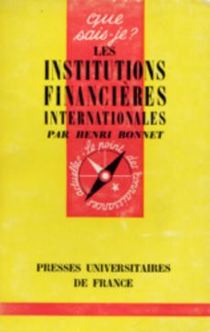 Les Institutions Financières Internationales - couverture livre occasion