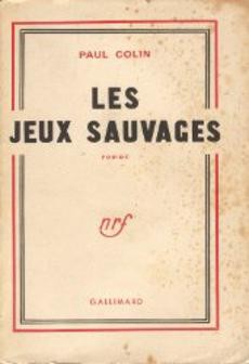 Les jeux sauvages - couverture livre occasion