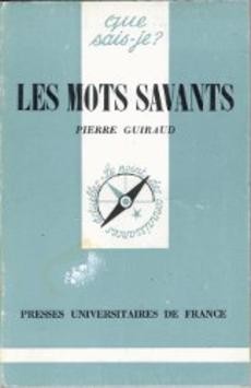 Les mots savants - couverture livre occasion