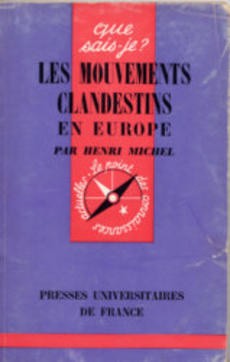 Les mouvements clandestins en Europe - couverture livre occasion