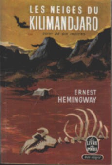 couverture de 'Les neiges du Kilimandjaro' - couverture livre occasion
