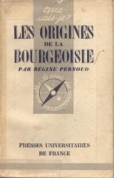 Les origines de la bourgeoisie - couverture livre occasion