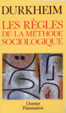 Les règles de la méthode sociologique - couverture livre occasion