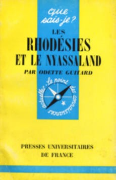 Les Rhodésies et le Nyassaland - couverture livre occasion