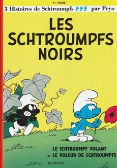 Les Schtroumpfs noirs - couverture livre occasion