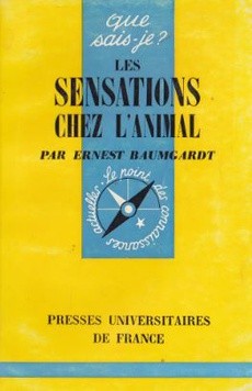 Les sensations chez l'animal - couverture livre occasion