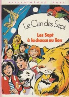 Les sept à la chasse au lion - couverture livre occasion