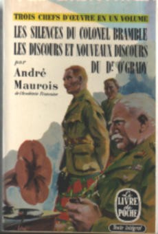 couverture de 'Les silences du colonel Bramble' - couverture livre occasion