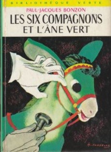 couverture de 'Les six compagnons et l'âne vert' - couverture livre occasion