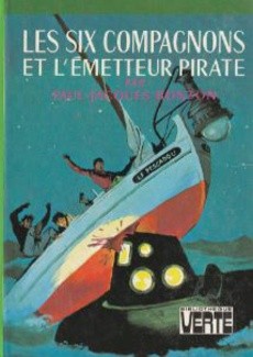 couverture de 'Les six compagnons et l'émetteur pirate' - couverture livre occasion